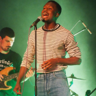 El líder de Koers, durante su actuación en el Cafè del Teatre.