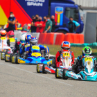 Una de las carreras que se celebraron en el Zona Kàrting.