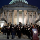 Los congresistas demócratas celebraron una vigilia en el Capitolio.