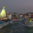 La procesión marinera de la Virgen del Carmen, en Torremolinos.
