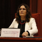 La consellera de la Presidencia, Laura Vilagrà, comparece en la Comisión de Asuntos Institucionales del Parlament para hablar de los Juegos de invierno 2030