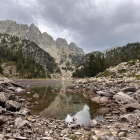 El nivel de las aguas ha descendido en el Estany de Cabanes.