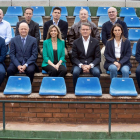 José Luis Solans i els deu directius que integraran la junta.