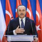 El ministro turco de Asuntos Exteriores, Mevlut Cavusoglu, en una imagen de archivo.