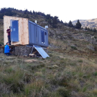 El Govern instala una cabaña transportable en Tavascan en zona de presencia del oso pardo.