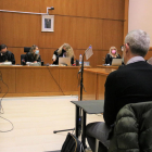 Imagen del juicio ayer en la Audiencia de Barcelona. 