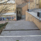 Vista de la calle Clavell, en el Centre Històric de Lleida. 
