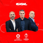 Cartel de Gol con Jordi Domínguez, Aitor Lagunas y Ricardo Rosety.