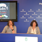 Presentació ahir de la Fira Cuida’t a la diputació de Lleida.