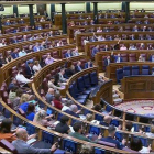 Un momento de la sesión del Congreso de los Diputados.