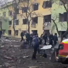 Fotograma de la zona de l'hospital de maternitat atacat a Mariúpol.