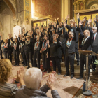 La formación Ondara Gòspel llenó ayer la iglesia de Sant Antolí en recuerdo a un compañero fallecido.