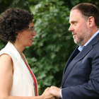 Marta Rovira y Oriol Junqueras revalidan el tándem al frente de ERC.