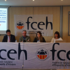 La Federació Catalana d’Esports d’Hivern va fer ahir una roda de premsa en suport als Jocs.