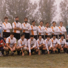 Telégrafos, el equipo fundacional, con una formación del 87-88 con Castro (de pie, primero a la izquierda) Ismael, Escolà y Vidal.