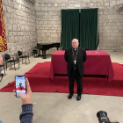 Francesc Conesa, sucesor del polémico Xavier Novell, ofreció ayer una rueda de prensa en Solsona.