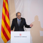 L’expresident de la Generalitat, Quim Torra, durant un acte l’estiu de l’any passat.
