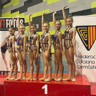 Las seis integrantes del equipo alevín del Sícoris Club.