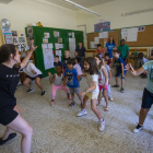 Un grupo de niños participaron en una de las actividades del ‘Estiu en Joc’.