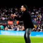 El entrenador del FC Barcelona, Xavi Hernández.