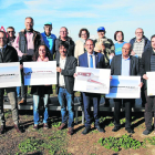 El acto reunió a políticos, vecinos y usuarios de la ruta verde.