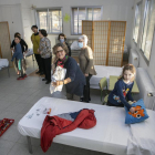 Sesenta refugiados ucranianos han llegado hoy a Guissona, que ya tiene casi 200