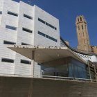 Vista del edificio de la Audiencia de Lleida, en el Canyeret. 