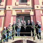 Estación de autobuses  -  La Paeria presentó ayer el proyecto de construcción de la estación de autobuses en los edificios de los Docs y la Meta a representantes de los colegios de Arquitectos, Arquitectos Técnicos y Aparejadores, Ingenieros I ...