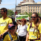 Más de 1.000 personas se manifiestan en Barcelona a favor de la escuela pública