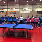 Los cuatro jugadores de la cantera del CTT Borges.