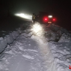 Rescatan a un conductor atrapado en la nieve en el Alt Urgell