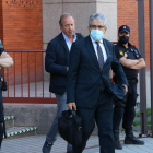 El exconseller y abogado Francesc Homs a la salida del Tribunal de Cuentas.