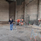 Las obras en el edificio del Era de Cal Tudela. 
