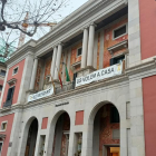 La fachada de la Diputación en Rambla Ferran.
