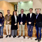 Foto de la nueva junta de la Asociación Empresa Familiar de Lleida.