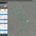 El trajecte de l'avió moldau.