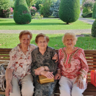Las tres hermanas Farràs Vilanova gozan de muy buena salud.