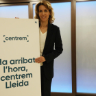 Chacon presentó ayer en Lleida su nuevo partido Centrem.