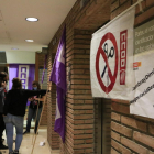 Representantes sindicales se encerraron en la conselleria de Educación como protesta.