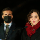 Imatge del 24 de gener passat en la qual es veu Pablo Casado i Isabel Díaz Ayuso.