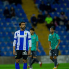 Chuli, el nuevo jugador del Lleida, en un partido con el Hércules.