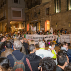 Imatge de la protesta contra el govern de la Paeria de Lleida