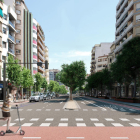 Imatge virtual de la nova avinguda de Prat de la Riba de Lleida.