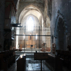 L'interior de l'església del monestir de Vallbona de les Monges.