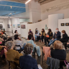 Debat ahir a la galeria d’art Espai Cavallers de Lleida.