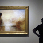 Una de las obras de la muestra ‘Turner. La llum és color’ en el MNAC.