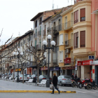 El paseo del Cegonyer, una de las zonas públicas de Fraga.