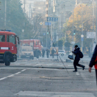 Un ataque sobre la ciudad de Kiev el 17 de octubre.