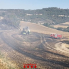 Estabilitzat un incendi agrícola al Solsonès