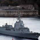 La fragata Blas de Lezo salpa de l'Arsenal Militar de Ferrol per dirigir-se al mar Negre davant de l'escalada de tensió entre Rússia i Ucraïna.